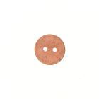 Bouton bois coco teint Hubert 10 mm - Rose clair