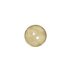 Bouton bois coco teint Hubert 10 mm - Naturel