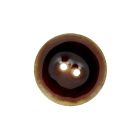 Bouton en bois brillant 30 mm - Marron