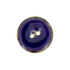 Bouton en bois brillant 30 mm - Violet foncé