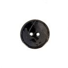 Bouton bois Claudie brillant 22 mm - Noir