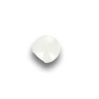 Bouton boule nacré 10 mm - Blanc