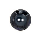 Bouton cuvette bord gondolé 22 mm - Noir