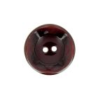 Bouton cuvette bord gondolé 22 mm - Bordeaux