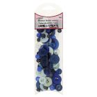 Assortiment de Boutons loisirs créatifs Bleu - Care & Create