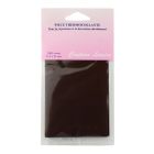 Pièce thermocollante percale 11.5 x 25 cm - Marron