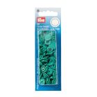 Prym 30 Boutons pression Color Snaps vert 12,4 mm