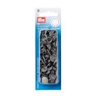 Prym 30 Boutons pression Color Snaps gris arg 12,4 mm