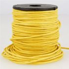 Cordon aspect cuir 2 mm Jaune x1m