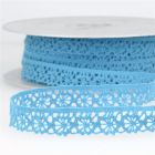 Dentelle Polyester 15 mm Bleu x1m