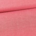 Tissu Chambray Coton uni Rouge - Par 10 cm