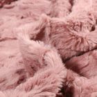 Tissu Fausse fourrure Lincia Rose