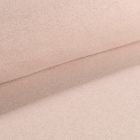 Tissu Sweat Paillettes dorées sur fond Nude - Par 10 cm