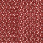 Tissu Coton enduit Casual sur fond Rouge