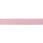 Élastique Plat Lurex 25 mm Rose x1m