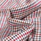 Tissu Tartan Ecossais  British sur fond Bordeaux