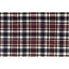 Tissu Tartan Ecossais Mattia sur fond Bordeaux