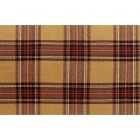 Tissu Tartan Ecossais Mateo sur fond Ocre