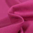 Tissu Drap de manteau uni Rose fuchsia - Par 10 cm