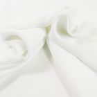 Tissu Crêpe satin mat Blanc x10cm