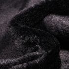 Tissu Fausse fourrure Ultra douce  Bear sur fond Noir