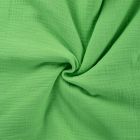 Tissu Double gaze de coton uni Vert fluo