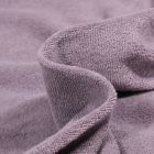 Tissu Jersey Velours Eponge Bio Lilas