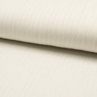 Tissu Crépon Viscose rayures lurex Ecru - Par 10 cm