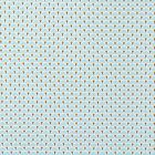Tissu Coton Enduit Eventails Turquoise - Par 10 cm