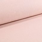 Tissu Toile Polycoton Lurex grande largeur uni Cubex Rose Nude - Par 10 cm