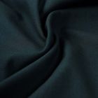 Tissu Coton Sergé uni Bleu pétrole foncé - Par 10 cm