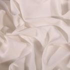 Tissu Coton Sergé uni Blanc cassé - Par 10 cm