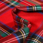 Tissu Tartan Ecossais  Sullivan sur fond Rouge