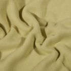 Tissu Polaire Coton uni  Vert amande - Par 10 cm