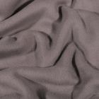 Tissu Polaire Coton uni  Gris foncé - Par 10 cm