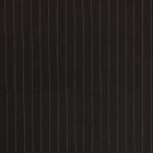 Tissu Gabardine de Viscose Rayures Blanches sur fond Noir - Par 10 cm