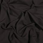 Tissu Jersey Coton Bio uni Noir - Par 10 cm