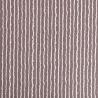 Tissu Crépon Viscose Rayures Blanches sur fond Taupe - Par 10 cm