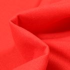 Tissu Viscose Lin uni Rouge