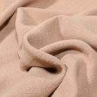 Tissu Viscose Lin lavé uni Beige