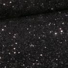 Tissu Sequins épais extensible Noir - Par 10 cm