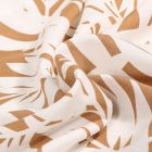 Tissu Viscose Palma sur fond Camel