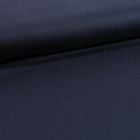 Tissu Coton Sergé extensible Bleu marine - Par 10 cm