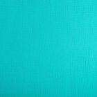 Tissu Double gaze de coton uni Turquoise  - Par 10 cm