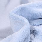 Tissu Doudou uni Bleu layette