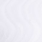 Tissu Velours Peau de bête Vagues Blanc - Par 10 cm