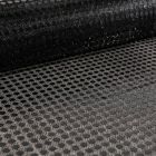 Tissu Jersey Paillettes Noires sur fond Noir - Par 10 cm