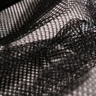 Tissu Filet Vrac mesh Noir - Par 10 cm