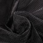 Tissu Tulle rigide uni Noir