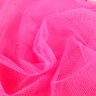 Tissu Tulle rigide uni Rose fluo